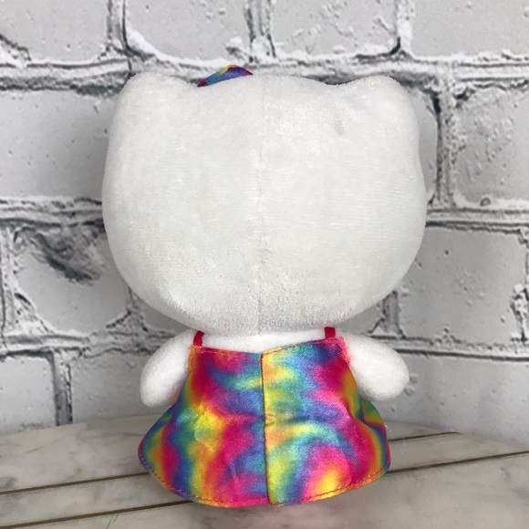 Ty Beanie Babies Hello Kitty Rainbow Pride Plush Toy By Sanrio Stuffed Animal - Picture 3 of 6